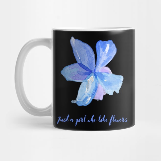 Flowers lovers design gust a girl who like flowers " gift for flowers lovers" by Maroon55